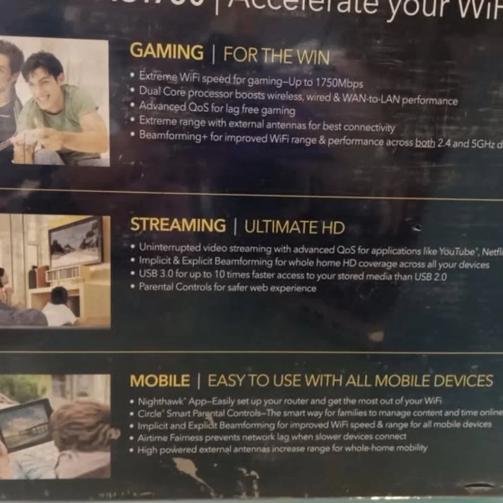 Netgear Nighthawk Router New/Unopened - Picture 4 of 6